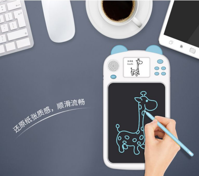 寶寶新玩具！帶簡筆畫視頻的液晶手寫板，寶寶跟著學畫畫